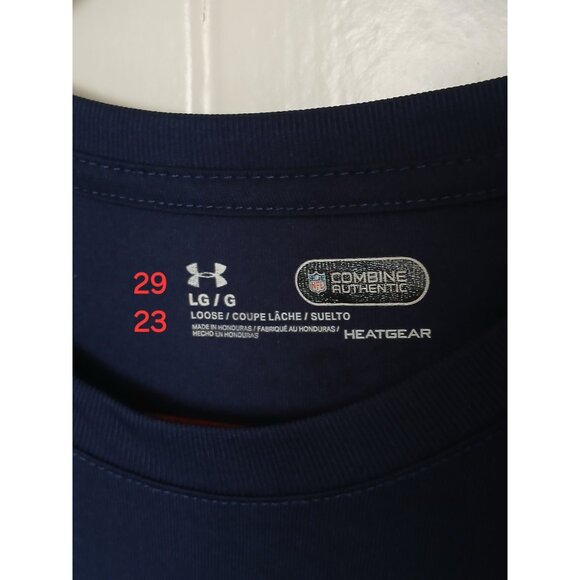 Tennessee Titans Shirt NFL Combine AuthenticbUnder Armour Men's Large Navy LS - Picture 13 of 13